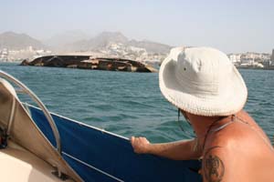 Ankomst til Aden havn